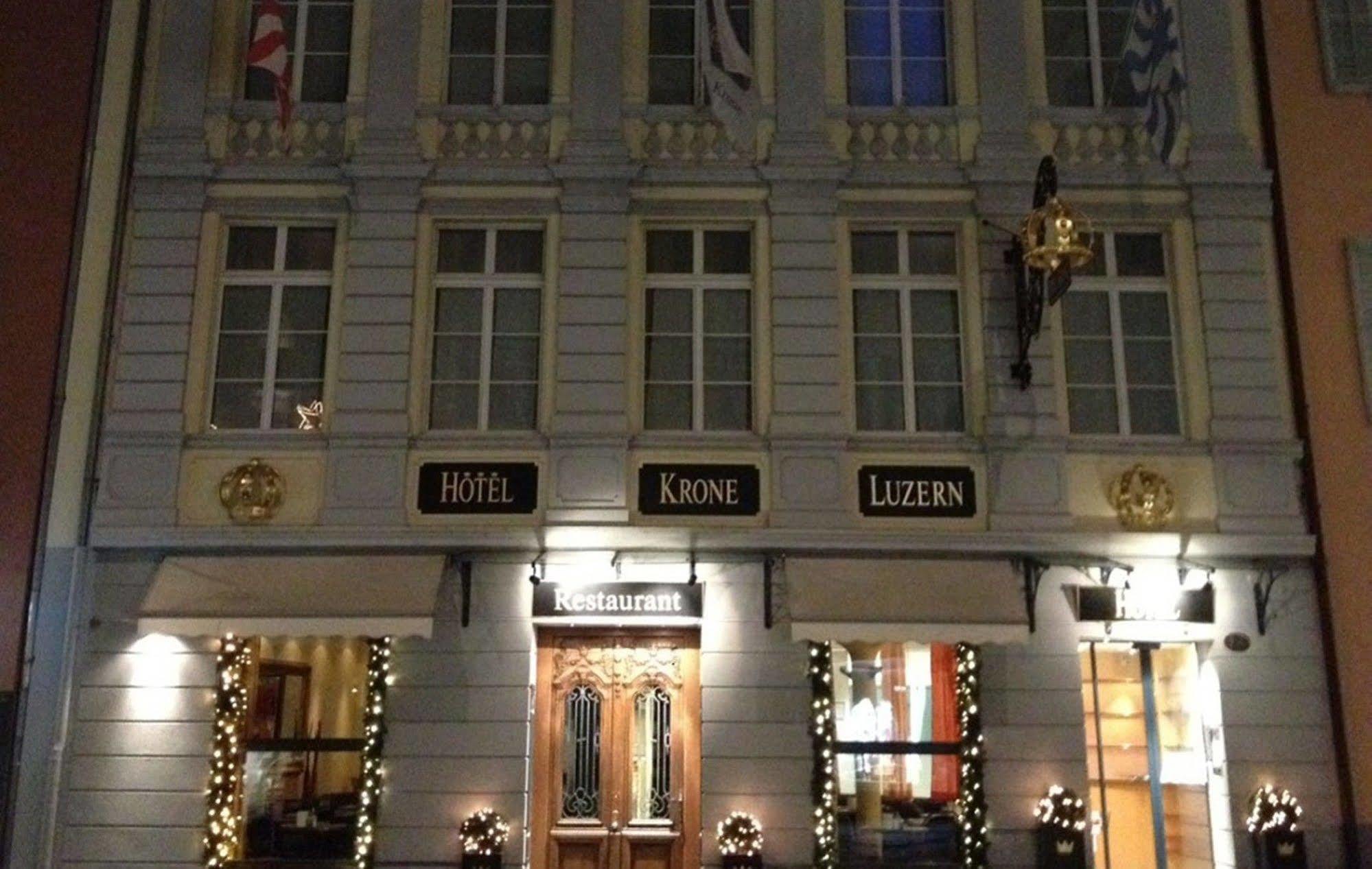 卢塞恩王冠老城酒店 外观 照片